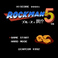 Rockman 5 Endless Title Screen